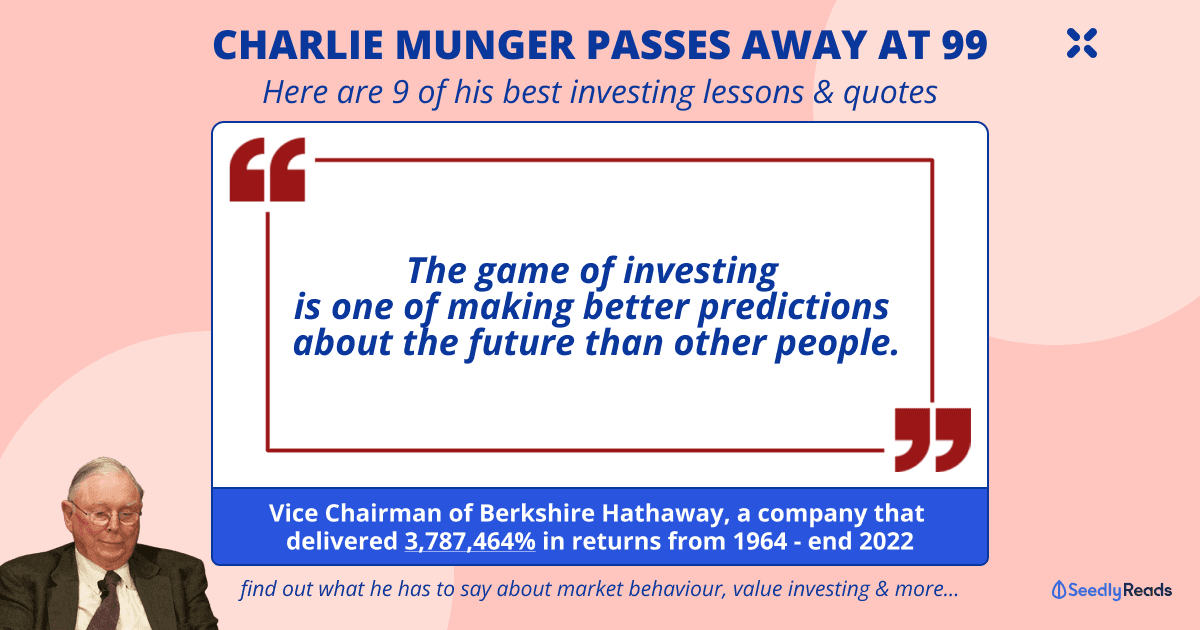 291123 Charlie Munger Dies at 99 Quotes