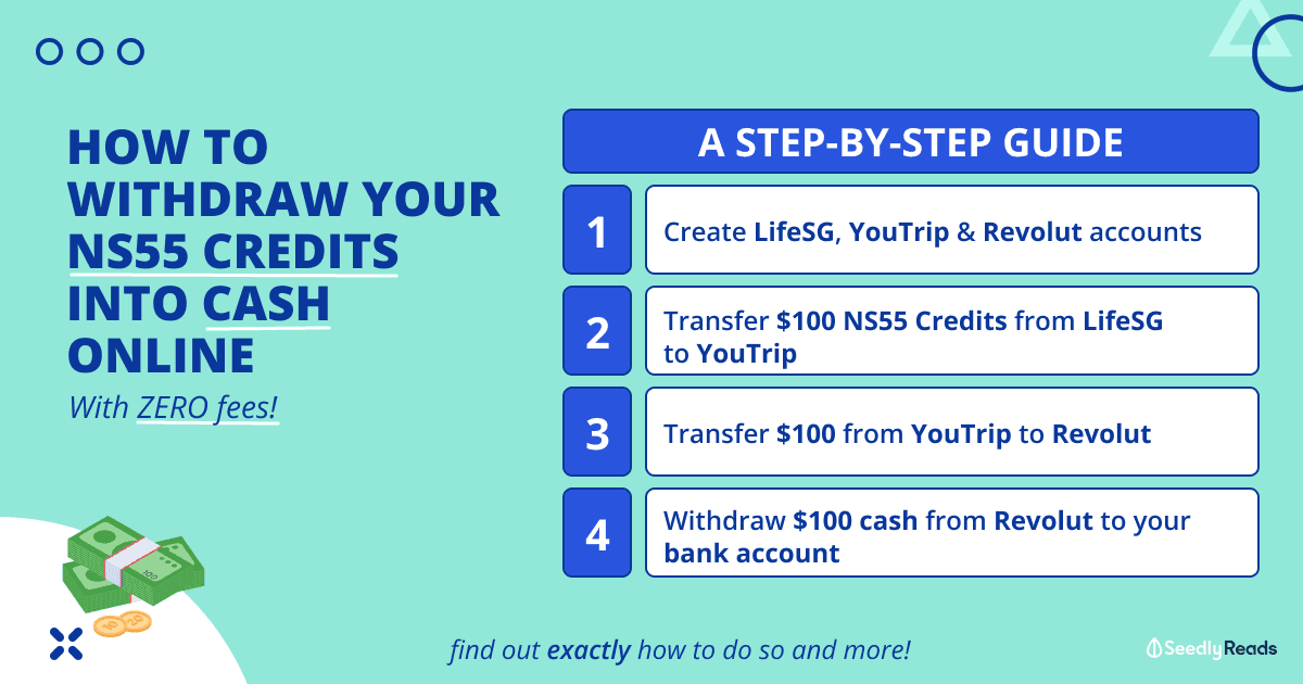 How to Withdraw Your NS55 $100 Credits to Cash Online With No Fees