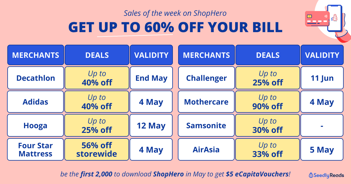 030524_ Latest Sales of the Week_ Find the Best Deals in Singapore With ShopHero by Seedly!