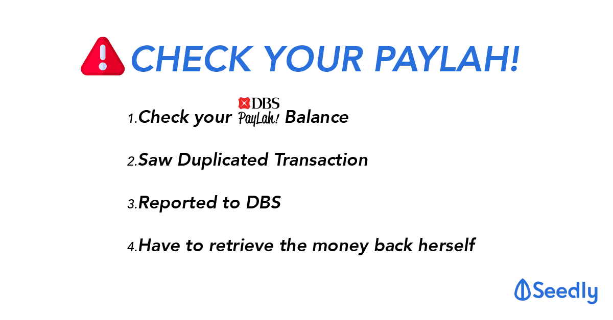 PSA: Check Your Paylah! Wallet Balance NOW