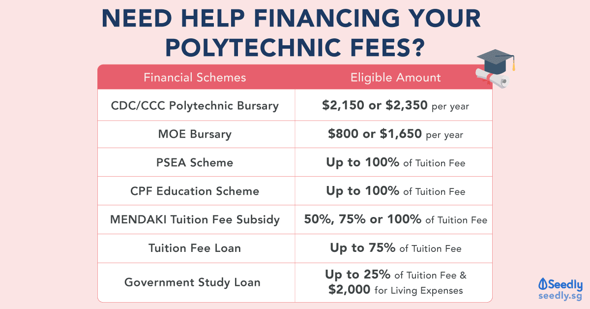 grants, bursaries and subsidies to finance polytechnic education