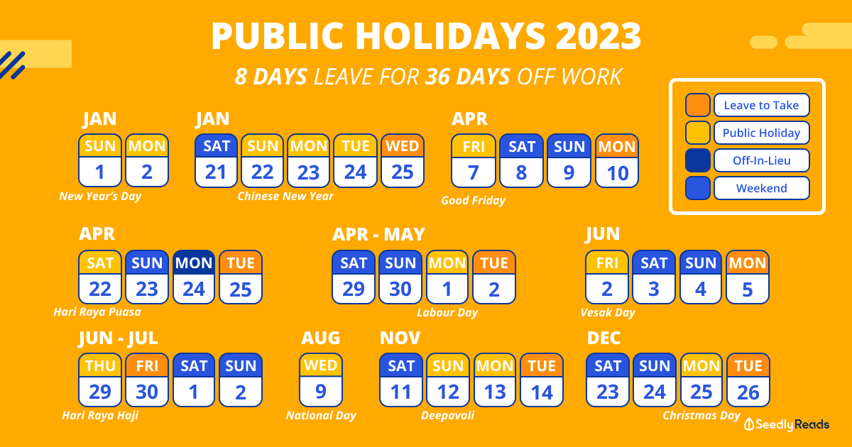 Public Holidays 2023 Singapore Long Weekends in 2023 + How To