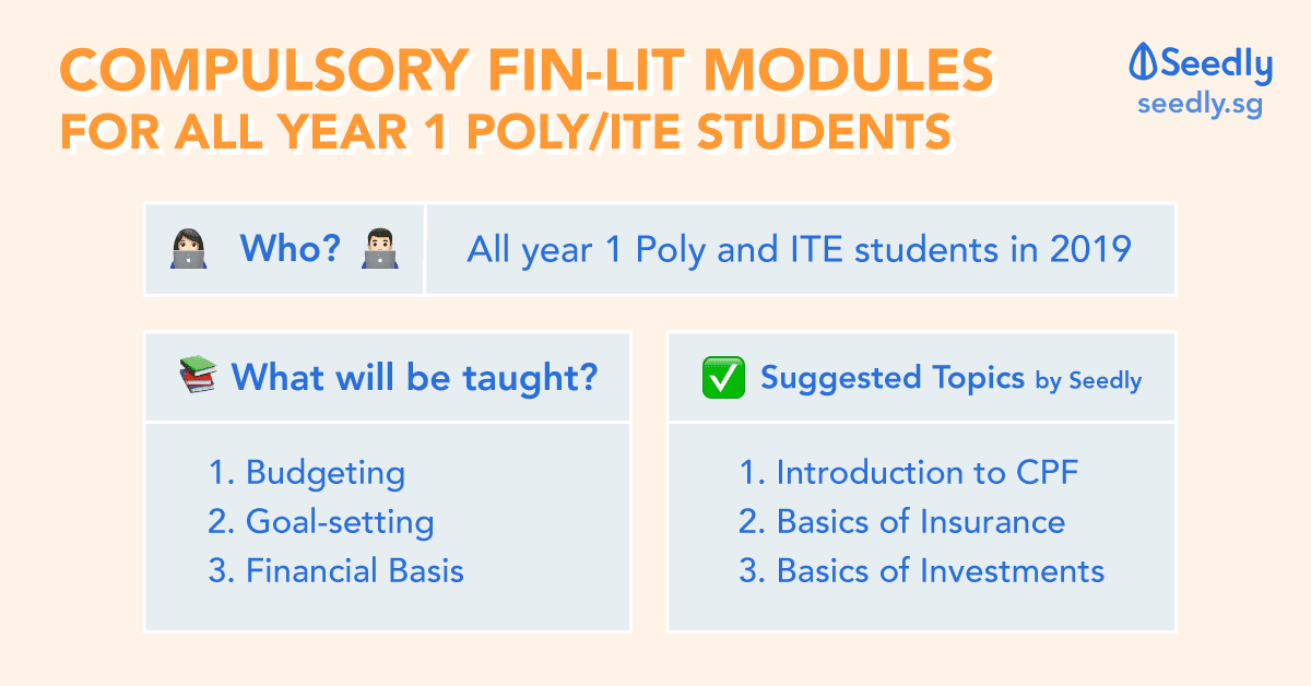 Compulsory Financial Literacy Modules for First Year Polytechnic and ITE Students