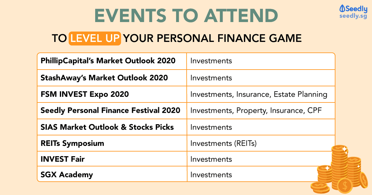 Seedly Personal Finance Events To Attend 2020
