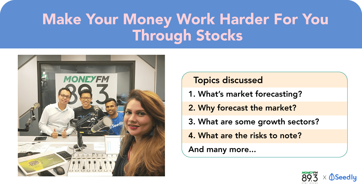 Money FM x Seedly discussion on stock market forecasting