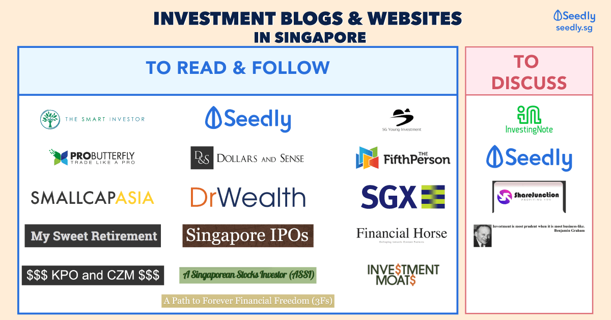 Best investment websites and blogs in Singapore