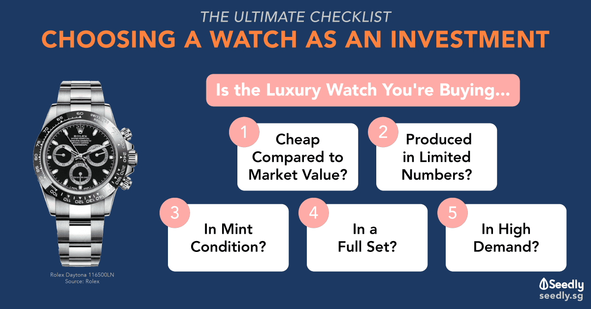 ultimate checklist to choosing a luxury watch as an investment