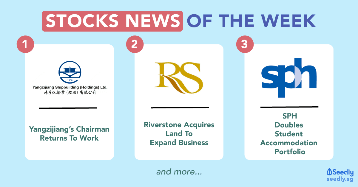 Singapore stocks news for the week of 26 Dec 2019