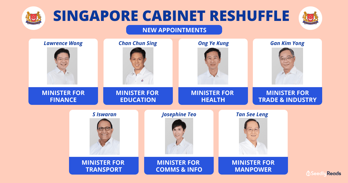 Singapore Cabinet Reshuffle April 2021