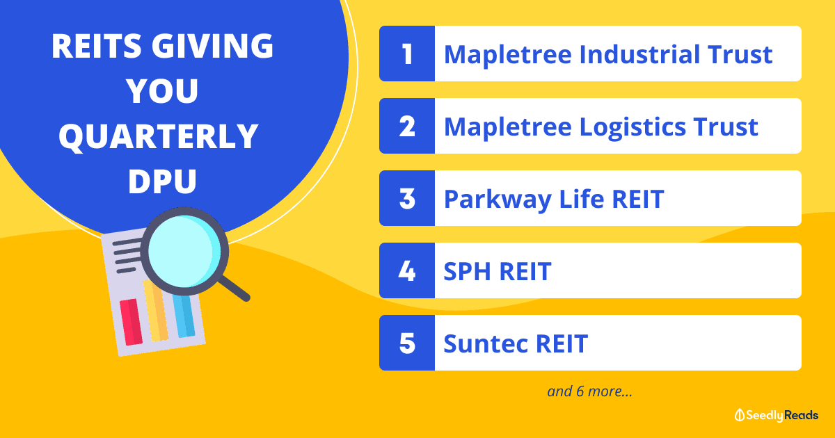 REITs with quarterly DPU Seedly