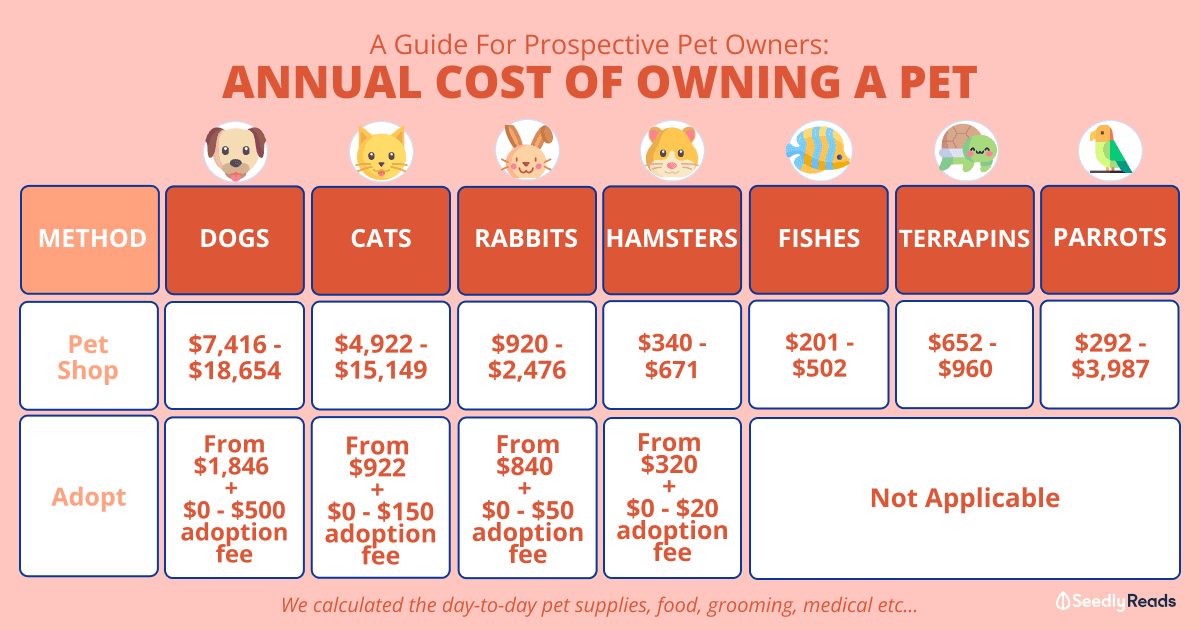 Cost of Pets Singapore