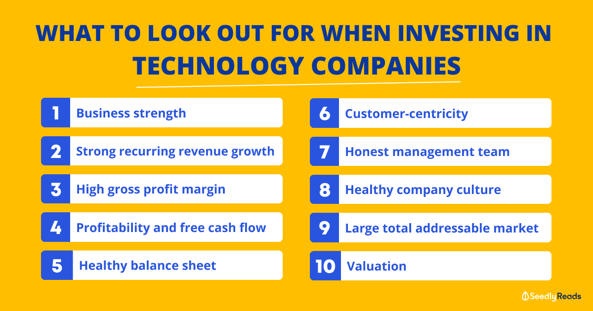 Investing Cheat Sheet How To Pick the Best Technology Stocks To Invest In